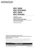 KDC-X998 KDC-BT958HD KDC-X898 KDC-BT858U