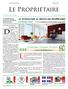 Février 2012 Volume 28, No 2 Depuis Since 1984. Le Propriétaire
