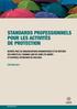 Standards professionnels pour les activités de protection