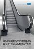 OPTIONS ET DIMENSIONS. Les escaliers mécaniques KONE TransitMaster 120