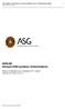 ASG-IIS Intranet ASG système d'informations. Manuel d'utilisation pour utilisateurs PC Caddie Advanced Version 2011a. 1 Advanced Version 2011a