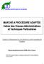 MARCHÉ A PROCÉDURE ADAPTÉE Cahier des Clauses Administratives et Techniques Particulières