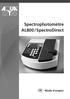 Spectrophotomètre AL800/SpectroDirect