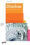 www.pwc.ch/disclose Disclose Gros plan sur la sécurité de l information Décembre 2013 L actualité sur la présentation des comptes et l audit