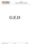 G.E.D Gestion électronique des documents G.E.D