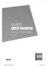 GUIDE DES TARIFS SFR.RE GRAND PUBLIC ET PROFESSIONNELS AOÛT 2015. SFR GUIDE_TARIFS 0815_reu.indd 1 23/07/2015 10:06