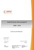 Audit financier rétro-prospectif 2009-2018