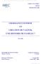 CROISSANCE EXTERNE ET CREATION DE VALEUR, UNE HISTOIRE DE FAMILLE?