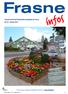 Journal trimestriel d information municipale de Frasne No 59 Octobre 2014