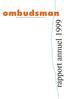 ombudsman pour les clients du secteur bancaire et des sociétés de bourse rapport annuel 1999