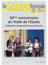 français 50 ème anniversaire du Traité de l Elysée Célébration Soroptimist franco-allemande des femmes au service des femmes