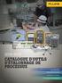 2014-2015 CATALOGUE D'OUTILS D'ÉTALONNAGE DE PROCESSUS