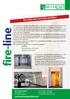 fire-line DE COENE Securité anti-incendie certifiée! De Coene Products Europalaan 135 BE-8560 Gullegem www.decoeneproducts.be