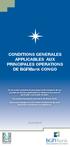 CONDITIONS GENERALES APPLICABLES AUX PRINCIPALES OPERATIONS DE BGFIBank CONGO