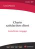 Charte satisfaction client
