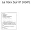 La Voix Sur IP (VoIP)