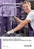 Enthousiasme? «Une couverture complète pour les entreprises est rentable.» 1/16 Assurance commerce PME Helvetia Brochure
