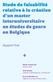 Etude de faisabilité relative à la création d un master interuniversitaire en études de genre en Belgique