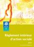 Règlement intérieur d action sociale