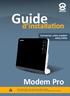Guide. Modem Pro. d installation OVH.FR