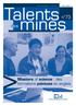 Notre Newsletter > www.emn.fr Mars 2007. Talents mines n 73. des. Masters of science : des formations pointues en anglais