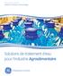 GE Power & Water Water & Process Technologies. Solutions de traitement d eau pour l industrie Agroalimentaire