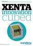 Manuel d utilisation XENTA. innovation. cubed