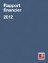 Rapport financier 2012