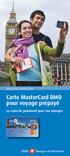 Carte MasterCard BMO pour voyage prépayé La carte de paiement pour vos voyages