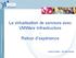 La virtualisation de serveurs avec VMWare Infrastructure - Retour d expérience. Rodérick Petetin CRI INSA Rennes