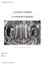 La fusion nucléaire. Le confinement magnétique GYMNASE AUGUSTE PICCARD. Baillod Antoine 3M7 29/10/2012. Sous la direction de Laurent Locatelli