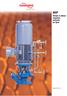 Pump Division MSP. Pompe à vitesse moyenne, verticale, en ligne. Bulletin PS-10-1 (F)