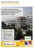RENCONTRES ALGERIE. Le rendez-vous annuel de la communauté d affaires française intéressée à developper des partenariats en Algerie