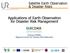 Applications of Earth Observation for Disaster Risk Management