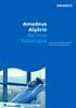 Amadeus Algérie Service Catalogue. Formation et assistance