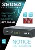 Récepteur TNT HD Multimédia SNT 750 HD NOTICE NS-100750-1211