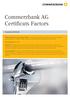 Commerzbank AG Certificats Factors