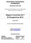 Rapport d activités 2011 Et Perspectives 2012