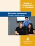 Guide de. l étudiante et de l étudiant. Éducation permanente Études à temps partiel. www.umoncton.ca/edperm