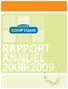 RAPPORT ANNUEL 2008-2009