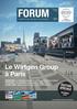 FORUM. VERSION Le magazine des clients, collaborateurs et amis du Wirtgen Group FRANÇAISE. Le Wirtgen Group à Paris