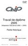 Travail de diplôme 2005