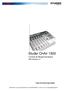 Studer OnAir 1500. Console de Mixage Numérique SW Version 4.1. Guide De Démarrage Rapide