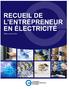 Recueil de l entrepreneur en électricité mars 2014