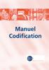 Manuel Codification. Belgium & Luxembourg