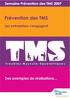 Semaine Prévention des TMS 2007