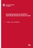 RECOMMANDATIONS EN MATIÈRE DE GESTION DES DÉCHETS DE SOINS DE SANTÉ