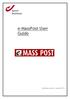 e-masspost User Guide