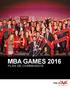 MBA GAMES 2016 PLAN DE COMMANDITE