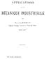 APPLICATIONS. Ingénieur Principal honoraire au Corps des Mines 1876-1917. IRIS - LILLIAD - Université Lille 1